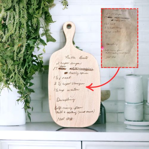 Personalized Legacy Recipe Boards